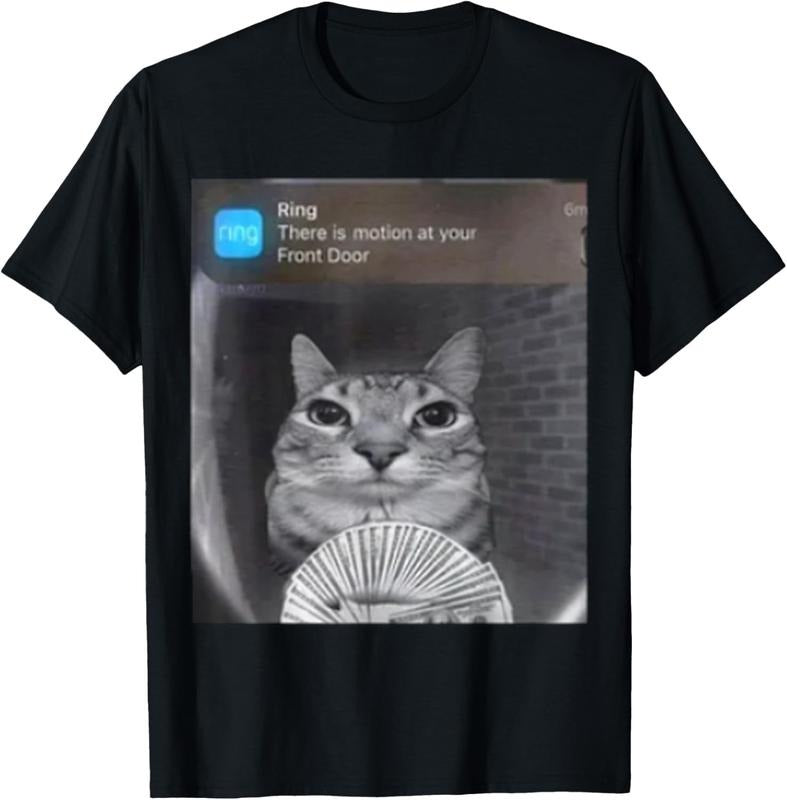 100% Cotton Ring Cat with Motion Meme T-Shirt Hoodie, Sweatshirt | UrbanDripWear.com