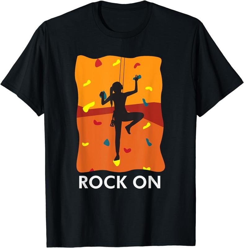 [100% Cotton]Rock On Girl Wall climbing Belaying Bouldering Pride T-Shirt Hoodie, Sweatshirt | UrbanDripWear.com