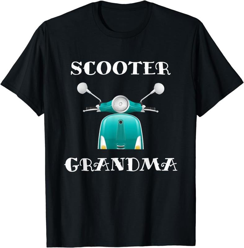 [100% Cotton]Scooter Grandma T Shirt - Funny Scooter Lover Gift Shirt Hoodie, Sweatshirt | UrbanDripWear.com