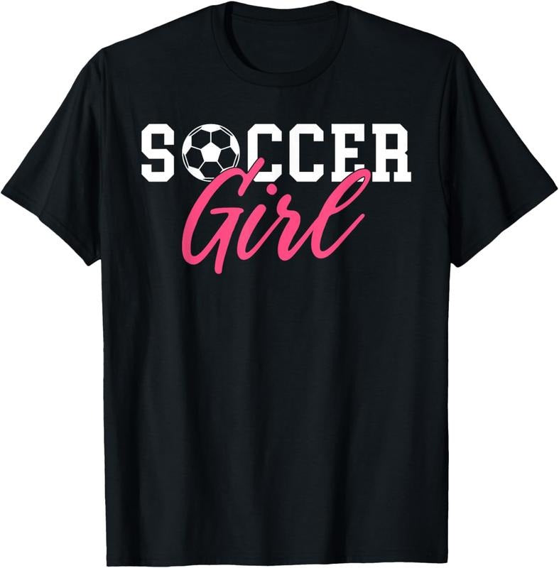 100% Cotton Soccer Girl T-Shirt Hoodie, Sweatshirt | UrbanDripWear.com