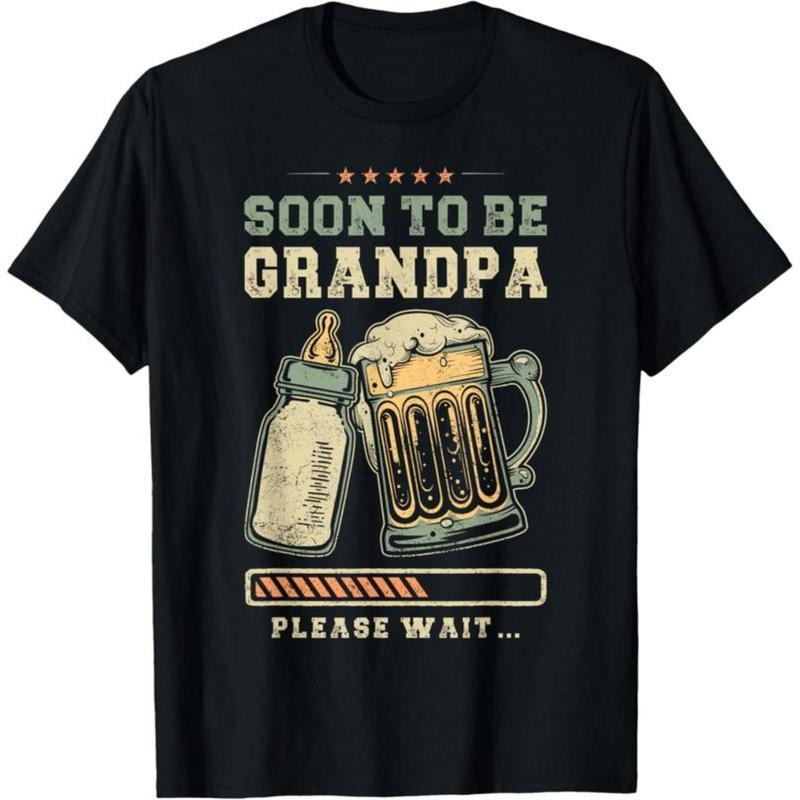 100% Cotton Soon To Be Grandpa,Announcement, Expecting Grandfather T-Shirt Hoodie, Sweatshirt | UrbanDripWear.com