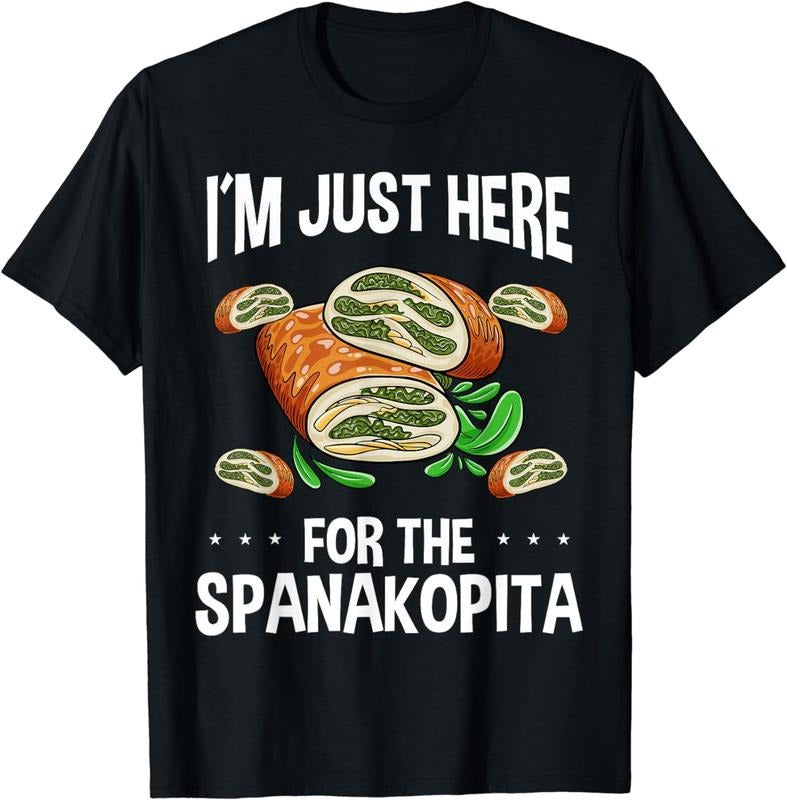 [100% Cotton]Spanakopita Spinach Greek Cuisine Greek Spanakopita Lover T-Shirt Hoodie, Sweatshirt | UrbanDripWear.com