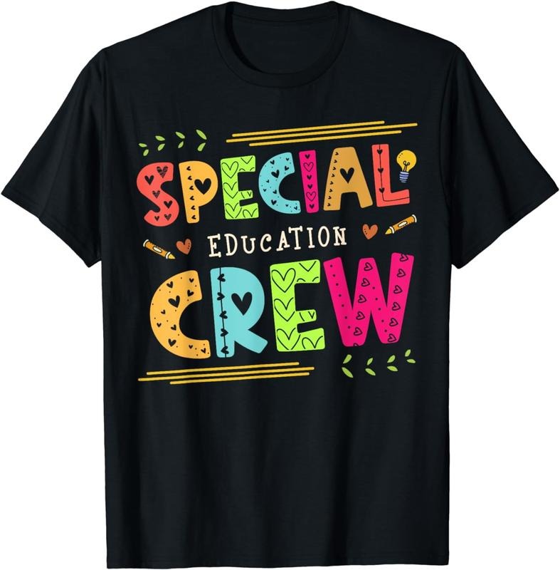 [100% Cotton]Special Education Crew - Teacher Special Education T-Shirt Hoodie, Sweatshirt | UrbanDripWear.com