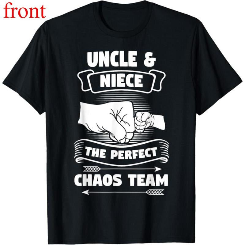 100% Cotton Uncle Niece A Perfect Chaos Team Godfather Gift T-Shirt Hoodie, Sweatshirt | UrbanDripWear.com