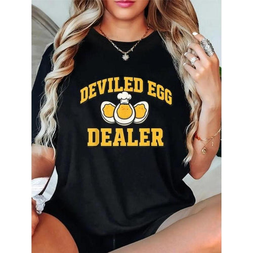 100% Cotton Unisex Funny Thanksgiving Fathers Day Retro Deviled Egg Dealer T-Shirt Hoodie, Sweatshirt | UrbanDripWear.com