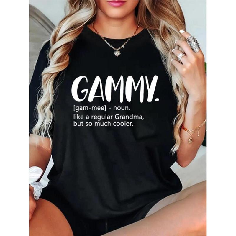 100% Cotton Unisex Gammy Shirts for Women Mother's Day idea for Grandma Gammy T-Shirt Hoodie, Sweatshirt | UrbanDripWear.com