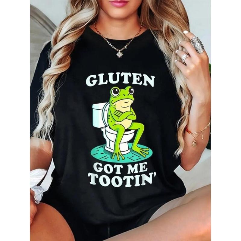 100% Cotton Unisex Gluten Free Shirt Gluten Got Me Tootin Gluten Intolerant T-Shirt Hoodie, Sweatshirt | UrbanDripWear.com