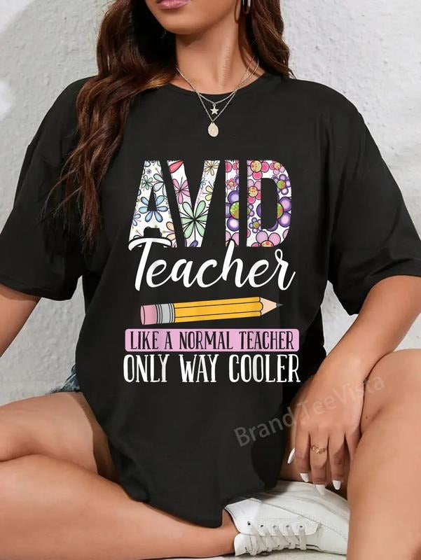 100% cotton Avid Teaching Program Avid Teacher Must Haves Teacher Men Women T-Shirt women graphic shirts Hoodie, Sweatshirt