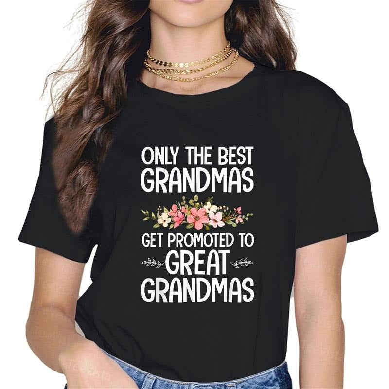 100% cotton Best Great Grandma Art For Grandma Women Great Grandmother T-Shirt women graphic shirts Hoodie, Sweatshirt