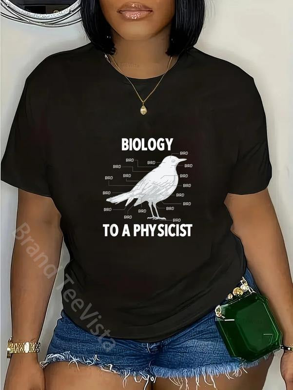 100% cotton Biology to a Physicist - Funny Physics Shirt T-Shirt women graphic shirts Hoodie, Sweatshirt | UrbanDripWear.com