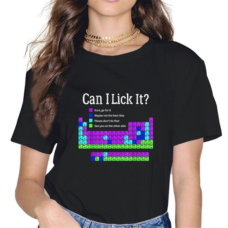 100% cotton Can I Lick It Periodic Table Teacher Back To School T-Shirt women graphic shirts Hoodie, Sweatshirt