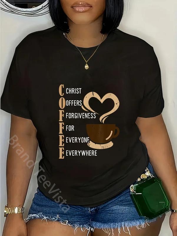 100% cotton Coffee Christ Offers Forgiveness For Everyone Everywhere T-Shirt women graphic shirts Hoodie, Sweatshirt