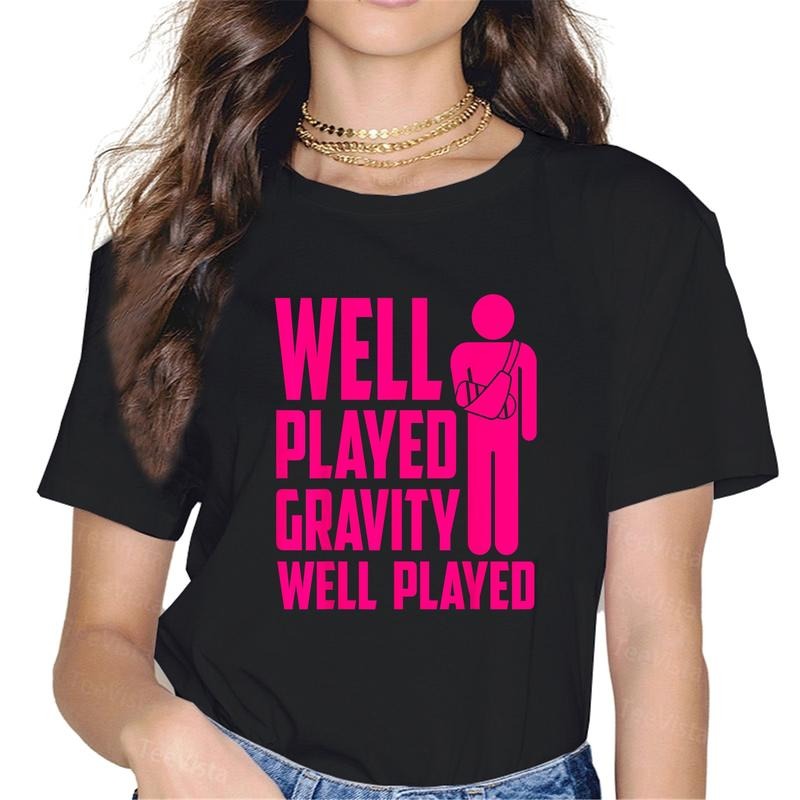 100% cotton Cool Broken Arm Gift For Funny Gravity Gag Broke Bone T-Shirt women graphic shirts Hoodie, Sweatshirt