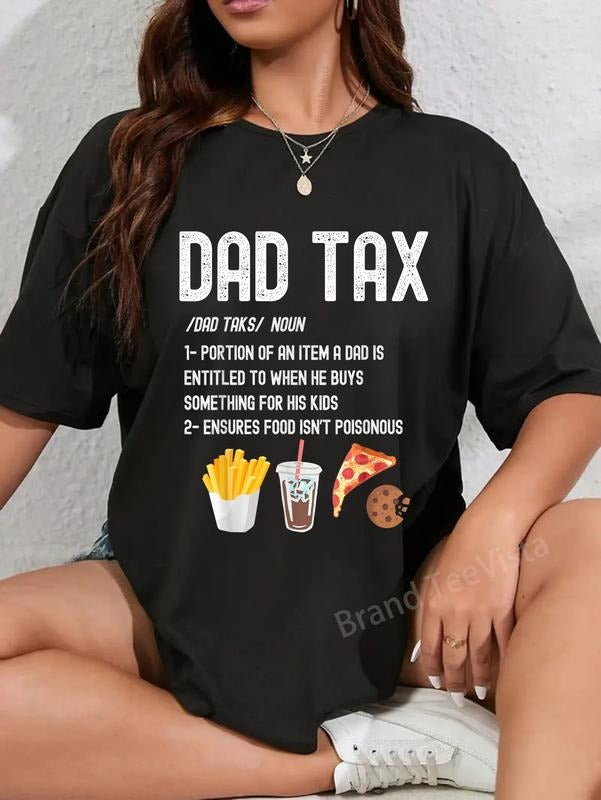 100% cotton Dad tax definition Funny Fathers Day Daddy Humor Dad Jokes T-Shirt women graphic shirts Hoodie, Sweatshirt