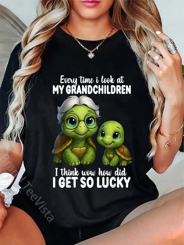100% cotton Every Time I Look at My Grandchildren I Think Wow How Did I T-Shirt women graphic shirts Hoodie, Sweatshirt