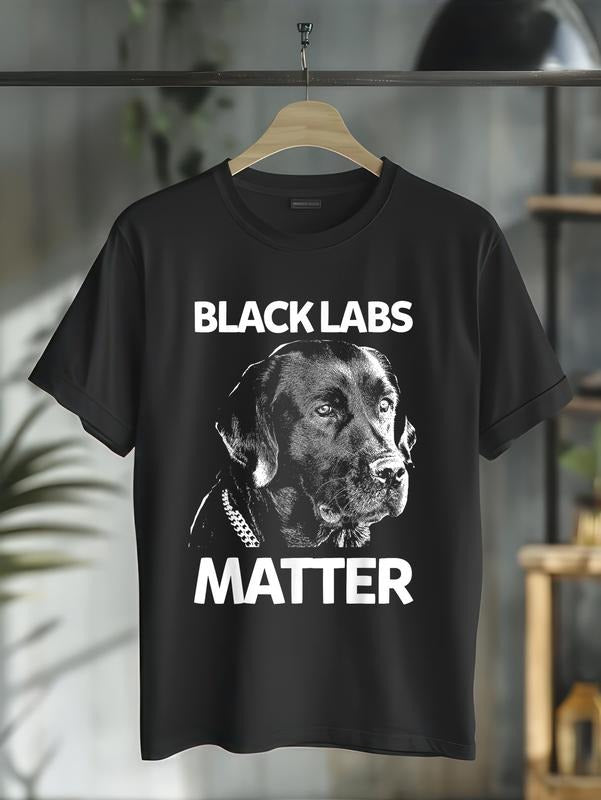 100% cotton Funny Black Labs Matter Labrador Lab Mens Womens T-Shirt women graphic shirts Hoodie, Sweatshirt