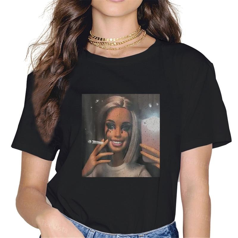 100% cotton Funny Doll Face Selfie Meme T-Shirt women graphic shirts Hoodie, Sweatshirt | UrbanDripWear.com