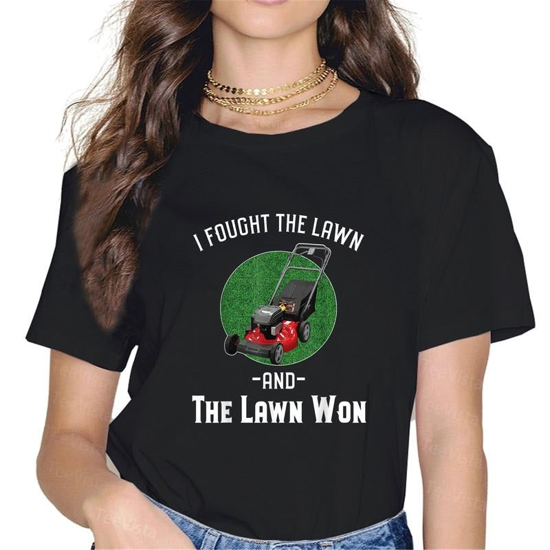 100% cotton Funny Lawn Mowing Yard Work T-Shirt women graphic shirts Hoodie, Sweatshirt | UrbanDripWear.com