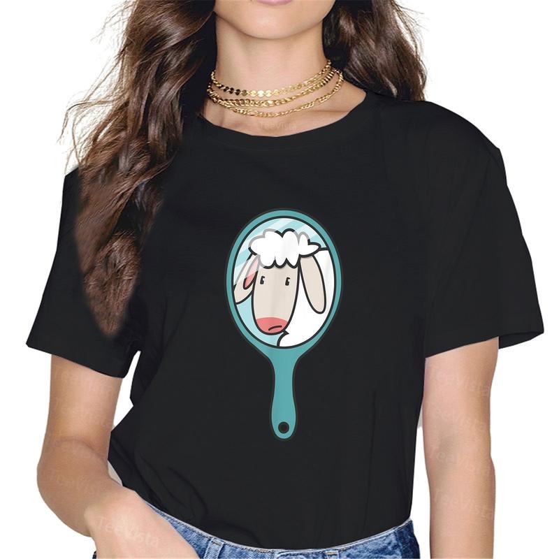 100% cotton Funny Sheep in the Mirror Sapere Aude Unwoke T-Shirt women graphic shirts Hoodie, Sweatshirt | UrbanDripWear.com