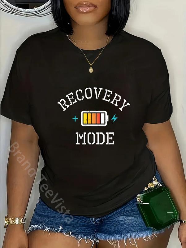 100% cotton Get Well Soon Gift T-Shirt Recovery Mode is On Post Surgery T-Shirt women graphic shirts Hoodie, Sweatshirt
