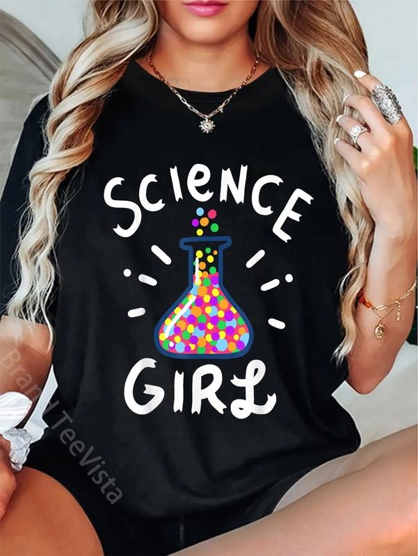 100% cotton Girl Chemistry Biology Student Teacher T-Shirt women graphic shirts Hoodie, Sweatshirt | UrbanDripWear.com