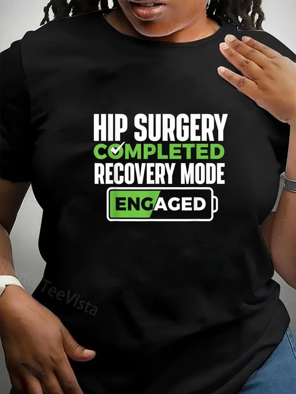 100% cotton Hip Surgery Completed - Get Well Hip Replacement Recovery T-Shirt women graphic shirts Hoodie, Sweatshirt