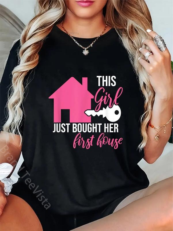 100% cotton Home Owner I Bought My First House Real Estate Homeowner T-Shirt women graphic shirts Hoodie, Sweatshirt