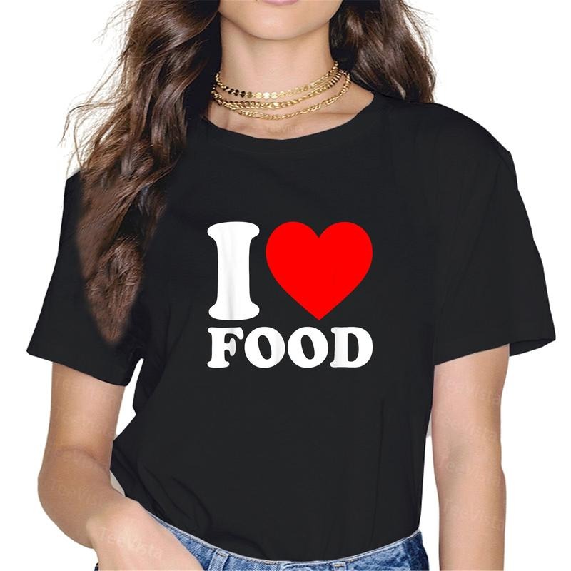 100% cotton I Love Food T-Shirt women graphic shirts Hoodie, Sweatshirt | UrbanDripWear.com