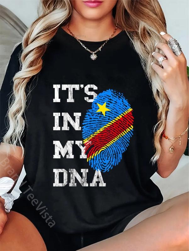 100% cotton It Is In My DNA Democratic Republic of the Congo Congo T-Shirt women graphic shirts Hoodie, Sweatshirt