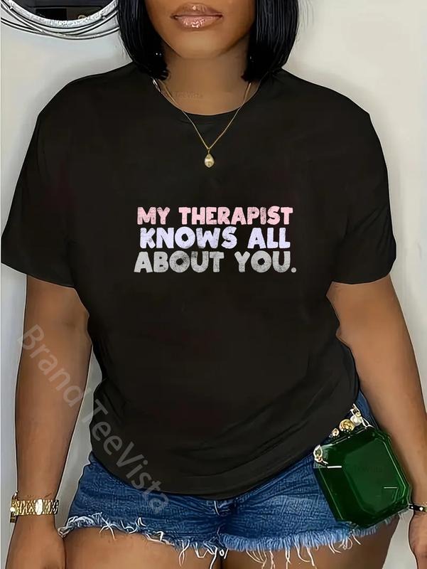 100% cotton My Therapist Knows About You Funny Therapy Humor Gift T-Shirt women graphic shirts Hoodie, Sweatshirt