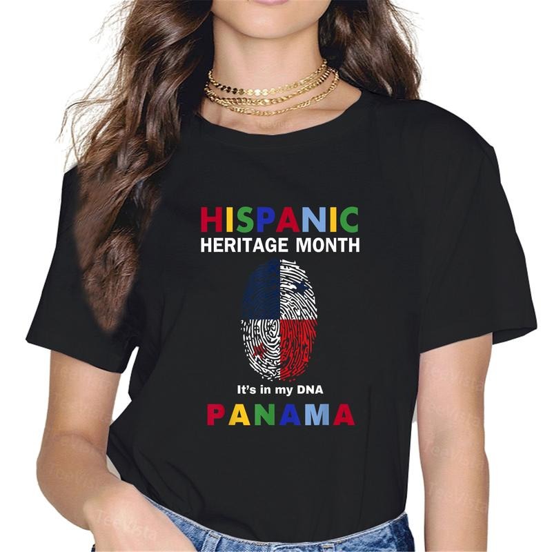 100% cotton Panama. Its in my DNA. Panama. Hispanic Heritage Month. T-Shirt women graphic shirts Hoodie, Sweatshirt