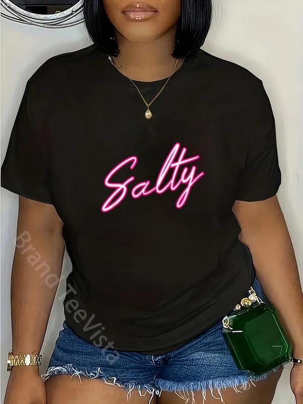 100% cotton Salty Salty Funny Women T-Shirt women graphic shirts Hoodie, Sweatshirt | UrbanDripWear.com