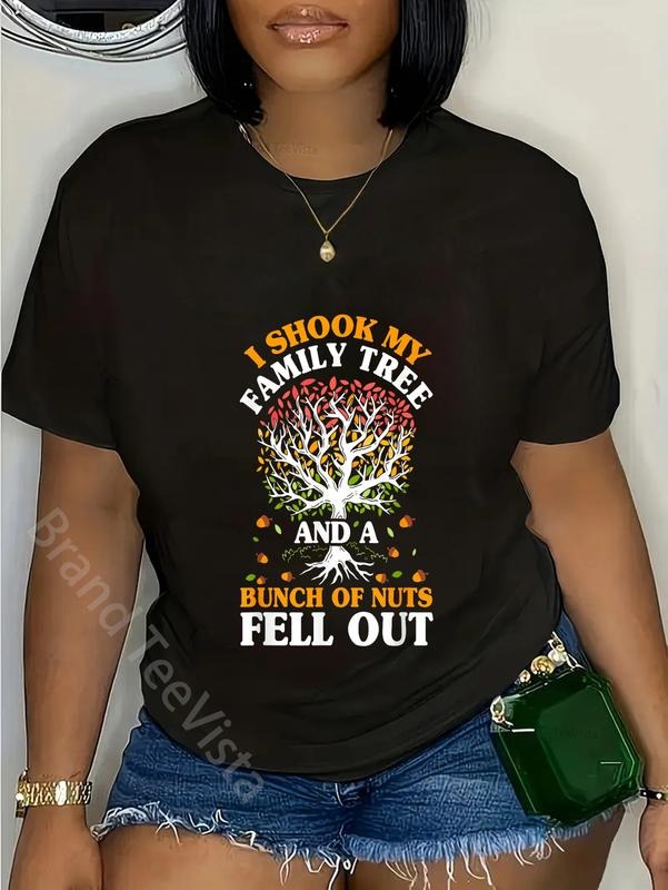 100% cotton Shook My Family Tree Nuts Fell Out Funny Reunion Genealogy T-Shirt women graphic shirts Hoodie, Sweatshirt