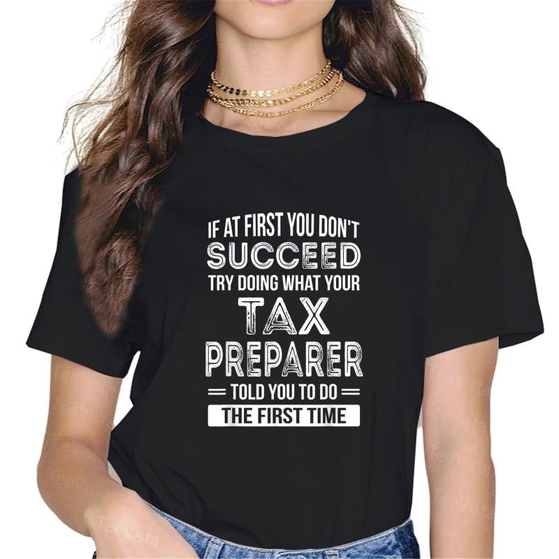 100% cotton Tax Preparer Tshirt Funny Tax Season Gift T-Shirt women graphic shirts style 02 Hoodie, Sweatshirt