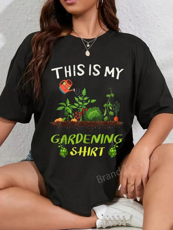100% cotton This Is My Gardening Shirt Funny Gardener Gifts Plants Lover T-Shirt women graphic shirts Hoodie, Sweatshirt