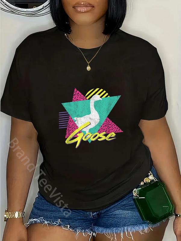 100% cotton Vintage Retro 80s Or 90s Goose T-Shirt women graphic shirts Hoodie, Sweatshirt | UrbanDripWear.com