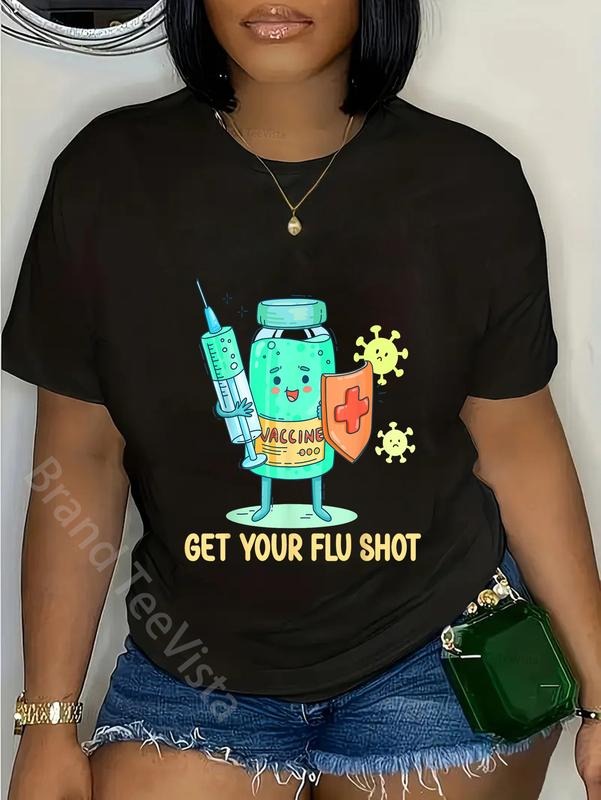 100% cotton flu shot nurse medical assistant nursing flu cold season cna T-Shirt women graphic shirts Hoodie, Sweatshirt