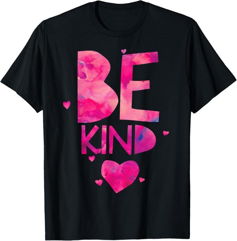 100%cotton Be Kind, Inspire Kindness, Peace & Love, Compassion, Empathy T-Shirt Top Vintage teeshirt Hoodie, Sweatshirt