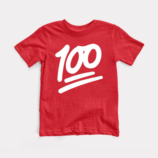 100 Emoji Toddler Tee