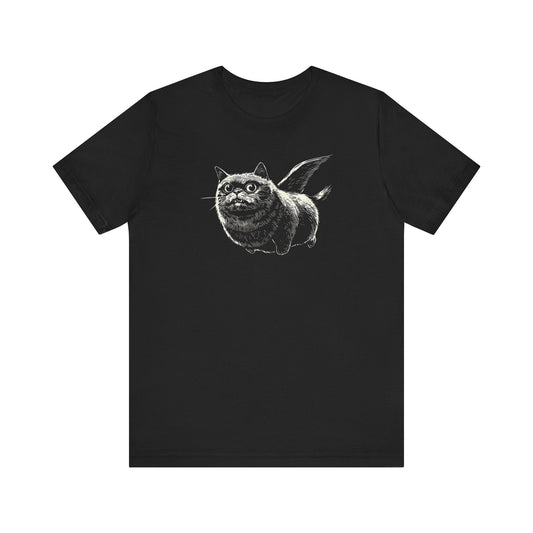 Flying Cat Graphic Tee Style001
