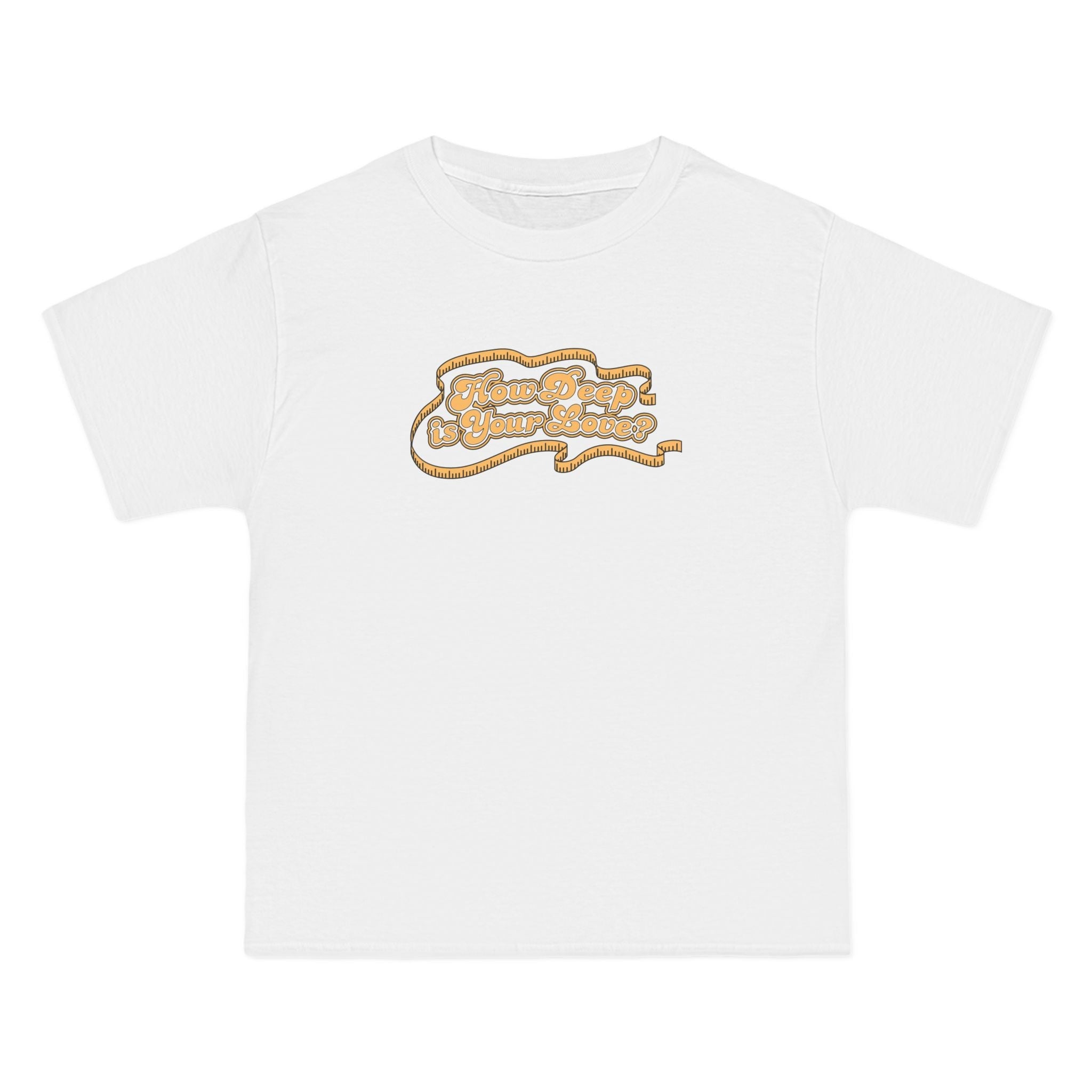 How Deep Is Your Love? - Men's Heavyweight T-Shirt