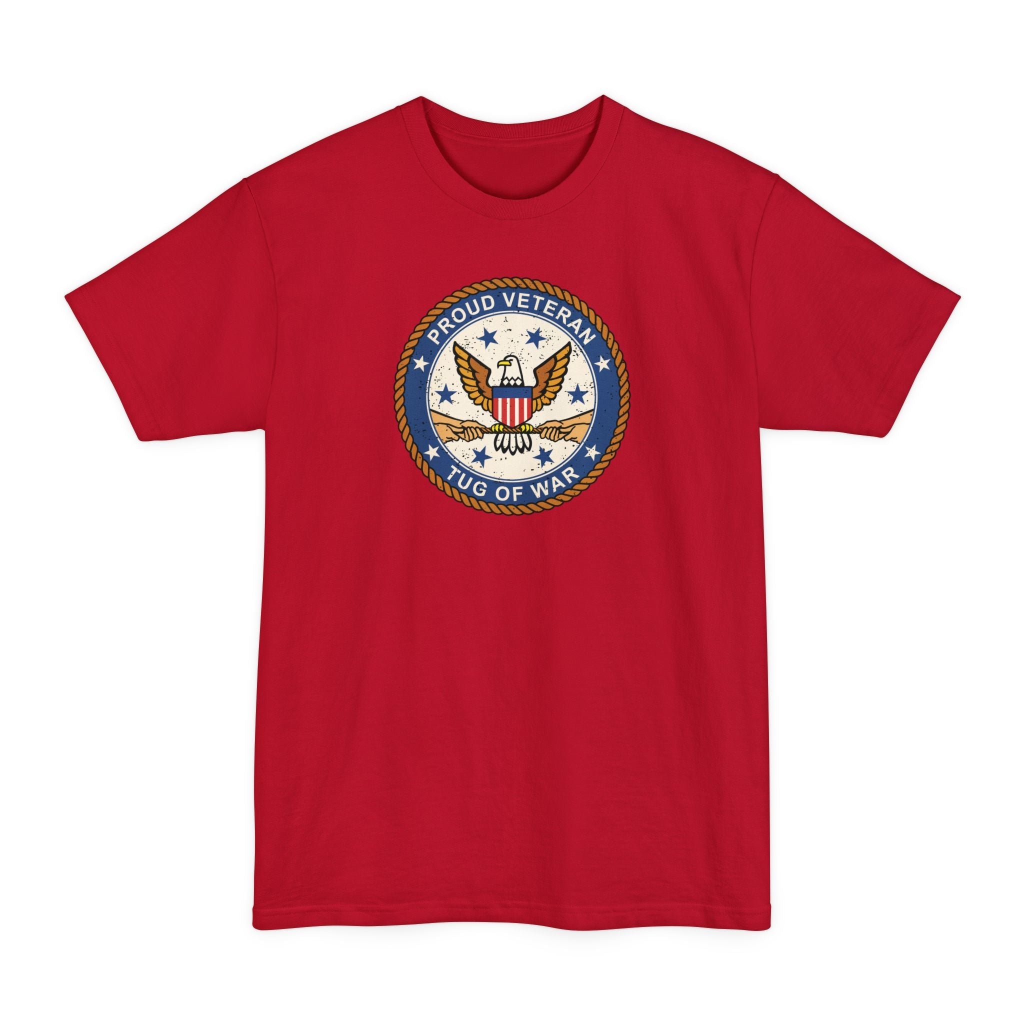 Proud Veteran (Tug Of War) - Men's Tall T-Shirt