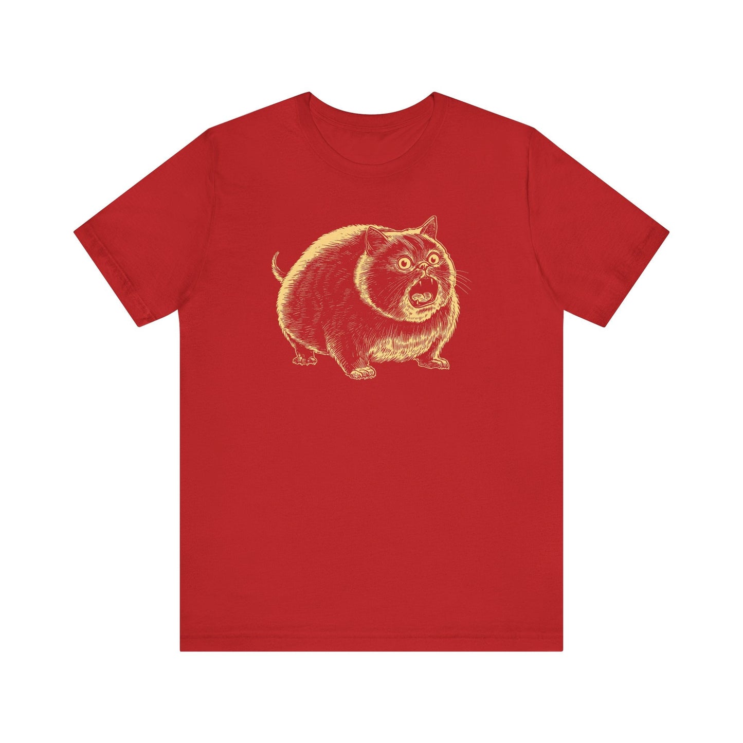 Startled Cat T-Shirt Ã¢â‚¬â€œ Funny Cat Lover Graphic Tee
