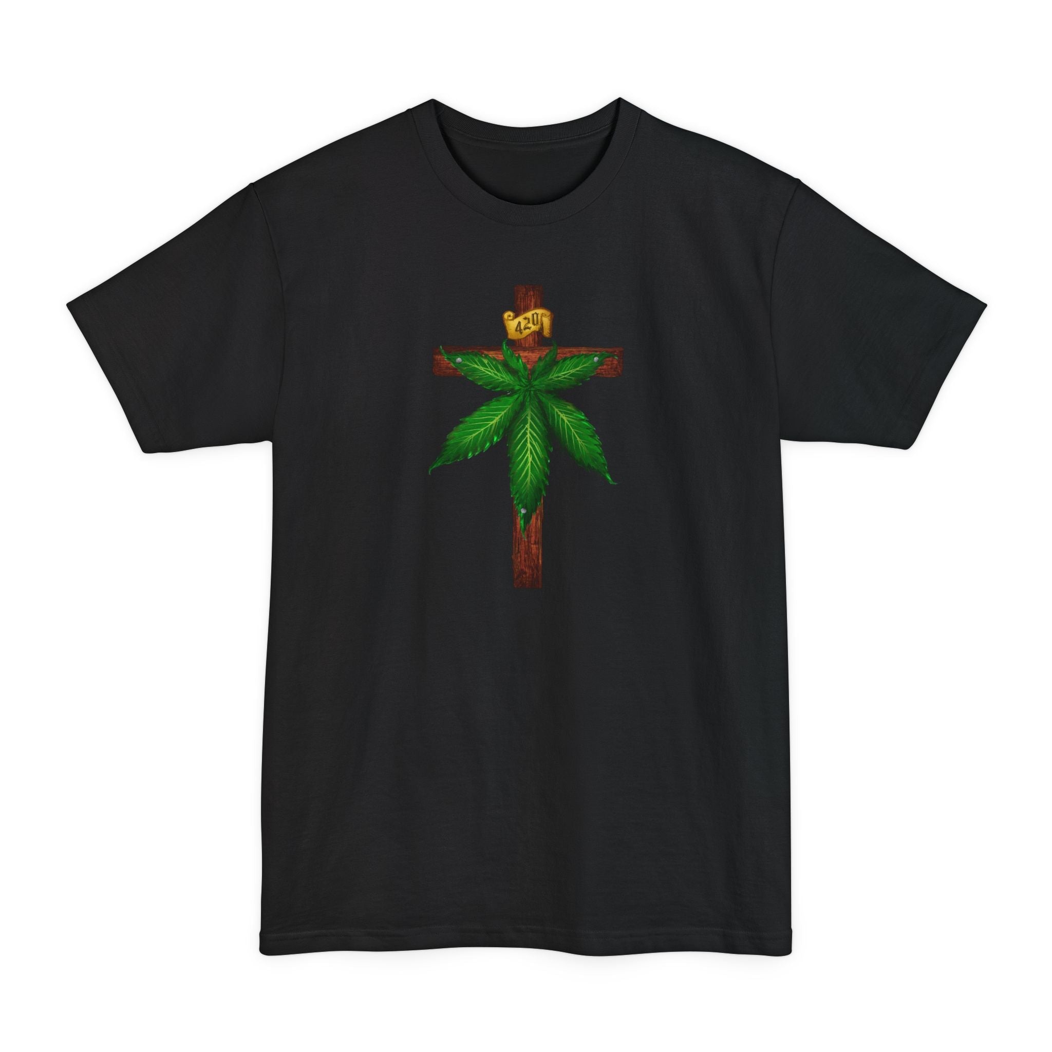 Marijuana Crucifixion - Men's Tall T-Shirt