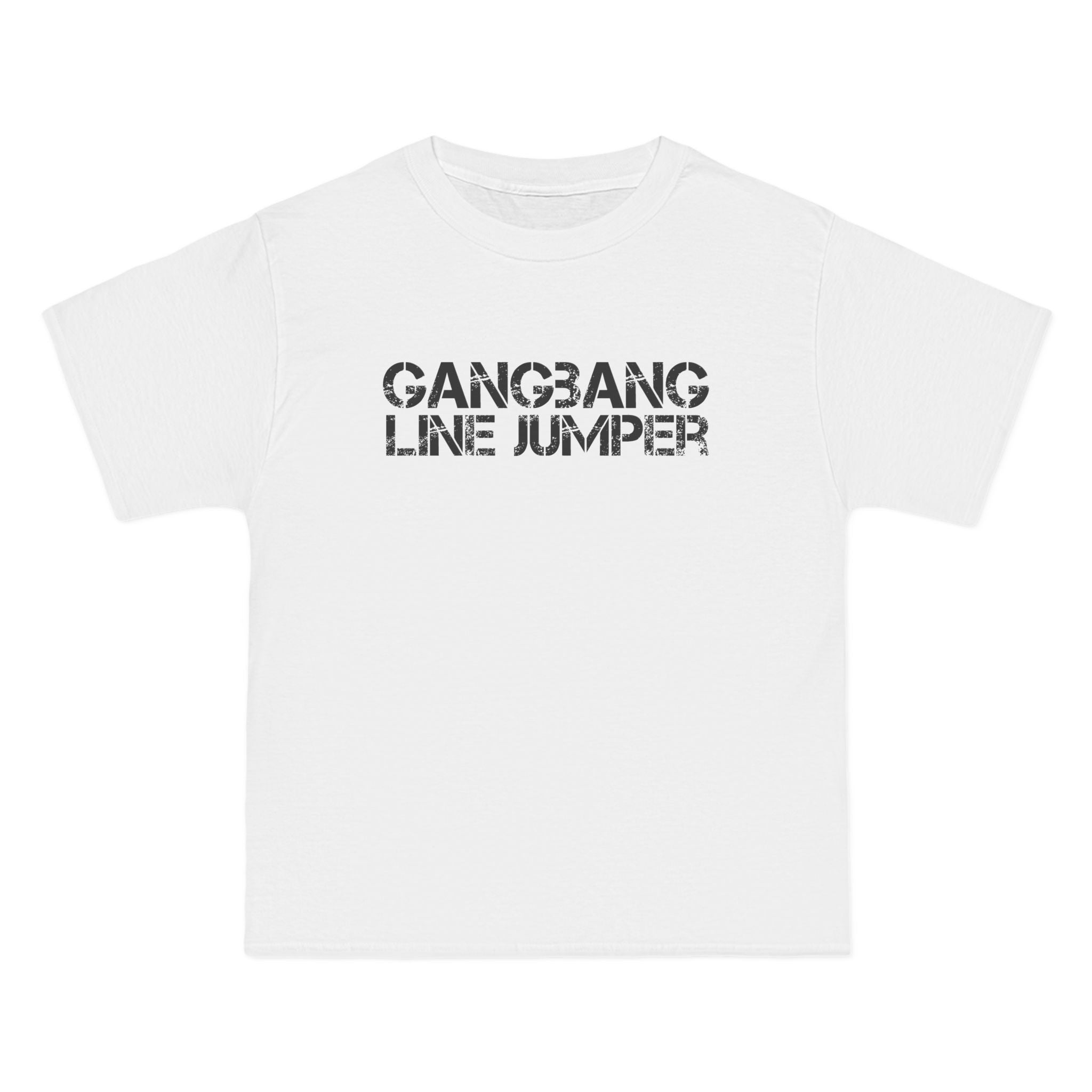 Gangbang Line Jumper - Men's Heavyweight T-Shirt
