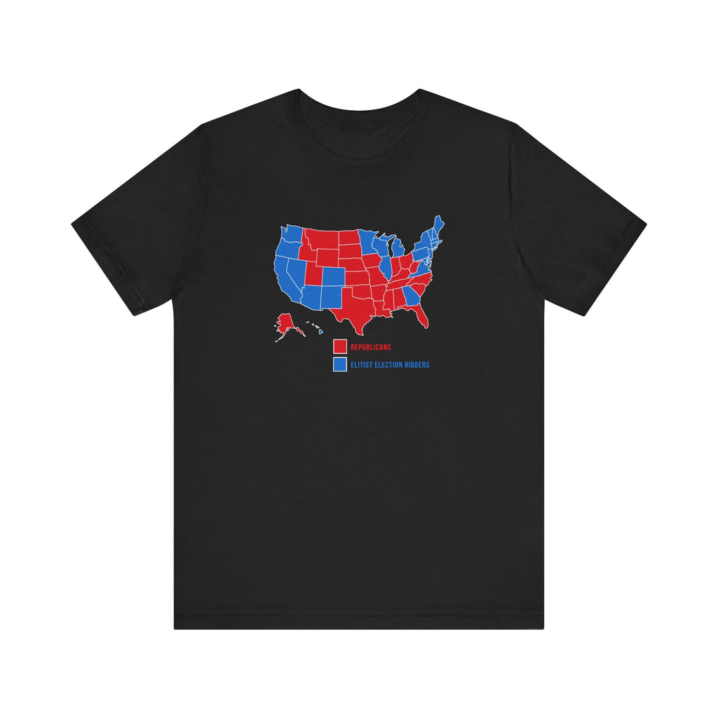 Republicans (Red States) - Elitist Election Riggers (Blue States) - Men's T-Shirt