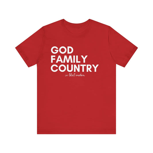 Foundational Values Tee Top Centered Unisex Jersey Short Sleeve Tee