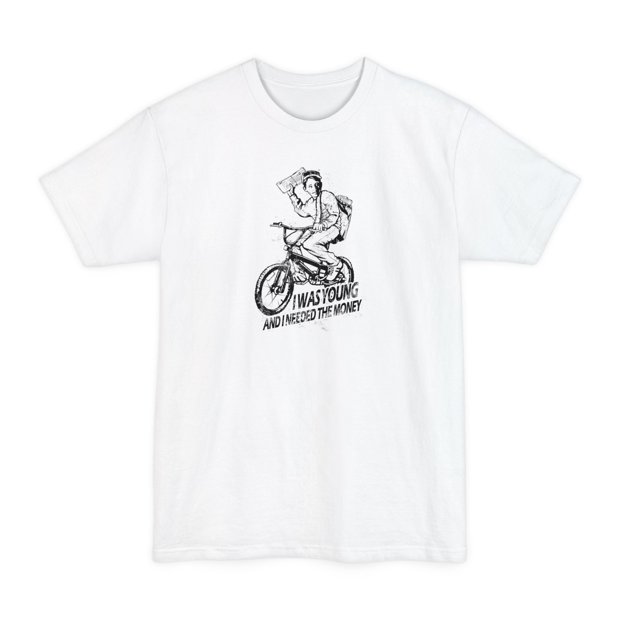 I Was Young And I Needed The Money (Paper Route) - Men's Tall T-Shirt