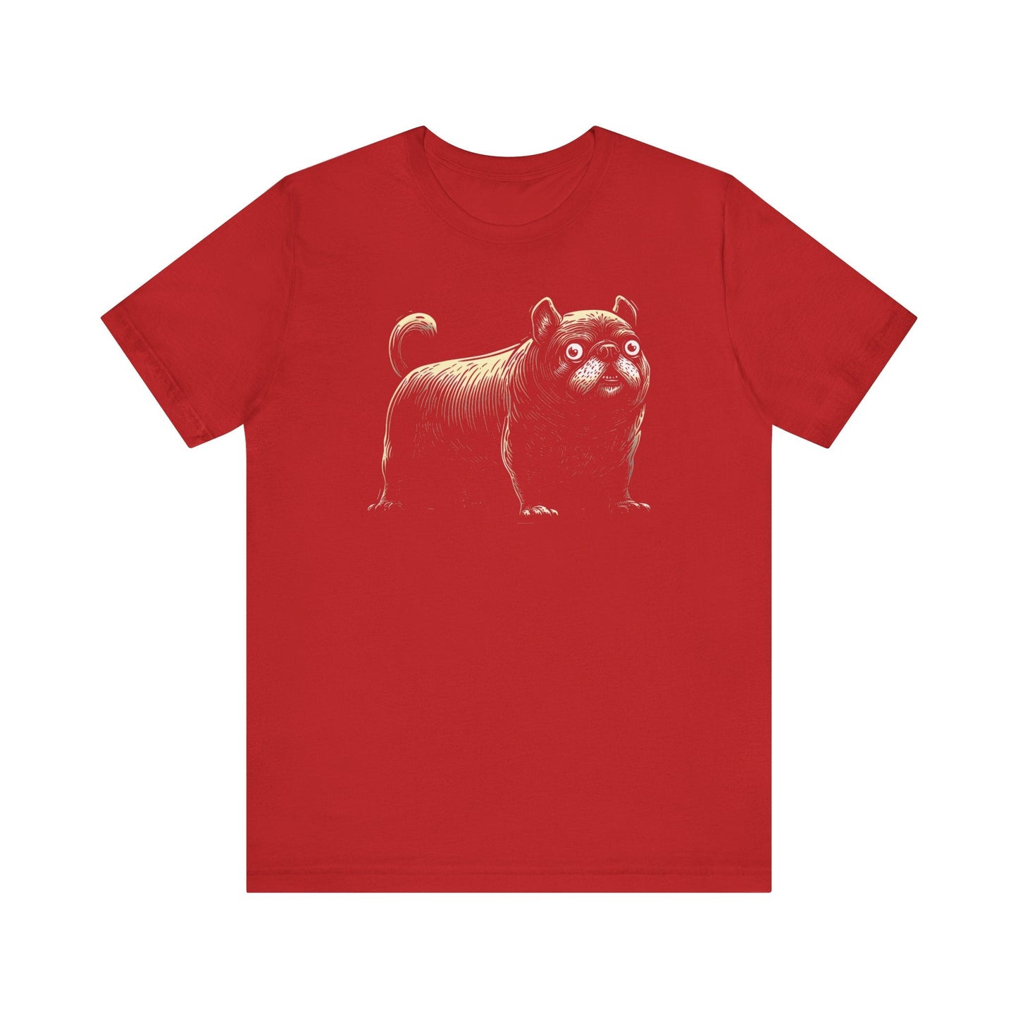 Quirky Pug T-Shirt Ã¢â‚¬â€œ Unique Black Pug Graphic Tee
