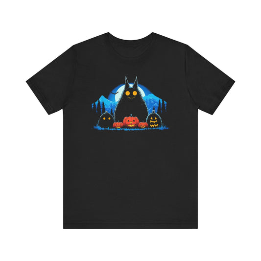Halloween Cat Graphic T-Shirt